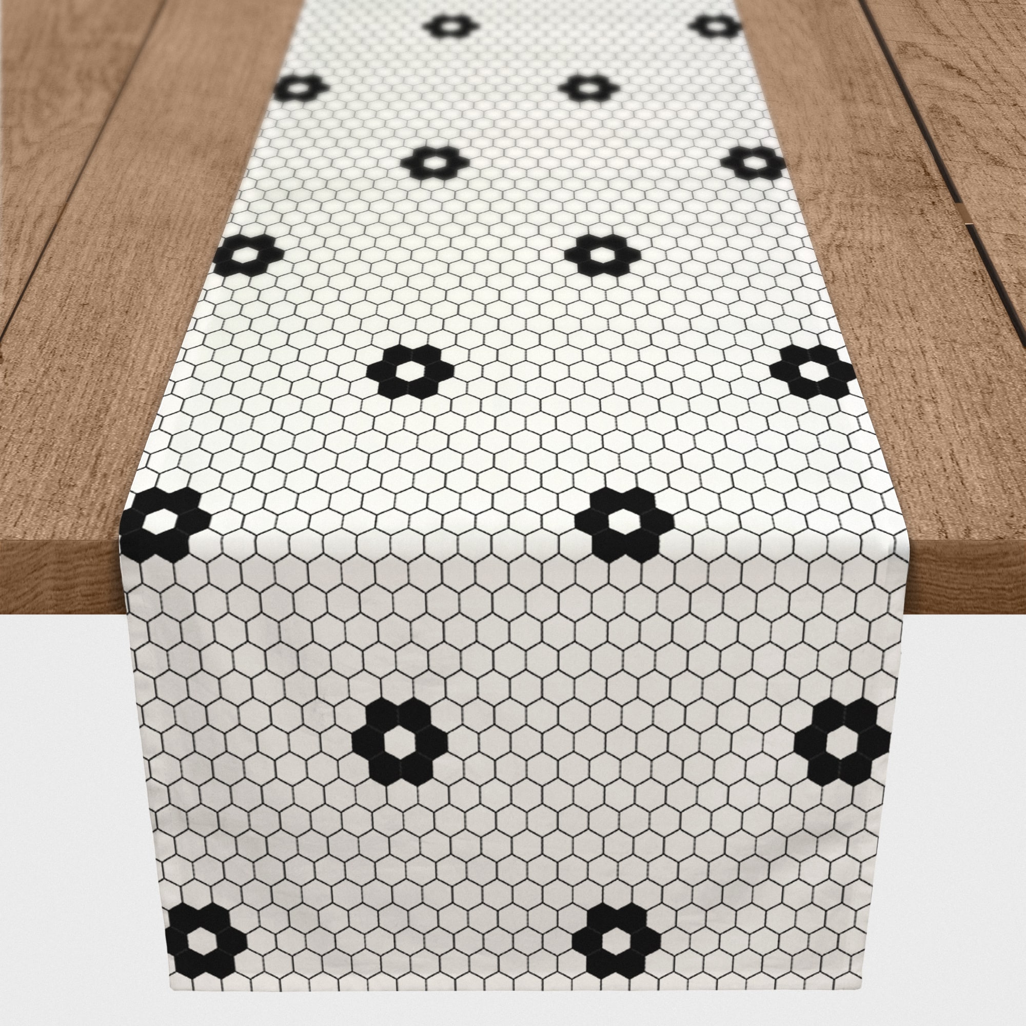 Floral Tile Indoor/Outdoor Table Runner
